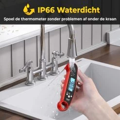 MostEssential Premium Vleesthermometer - BBQ Thermometer - Kernthermometer - Suikerthermometer - Voedselthermometer - Thermometer Koken - Keuken Thermometer - Digitaal – Draadloos - Waterdicht -Bol Waterkoker Winkel 1200x1200 436