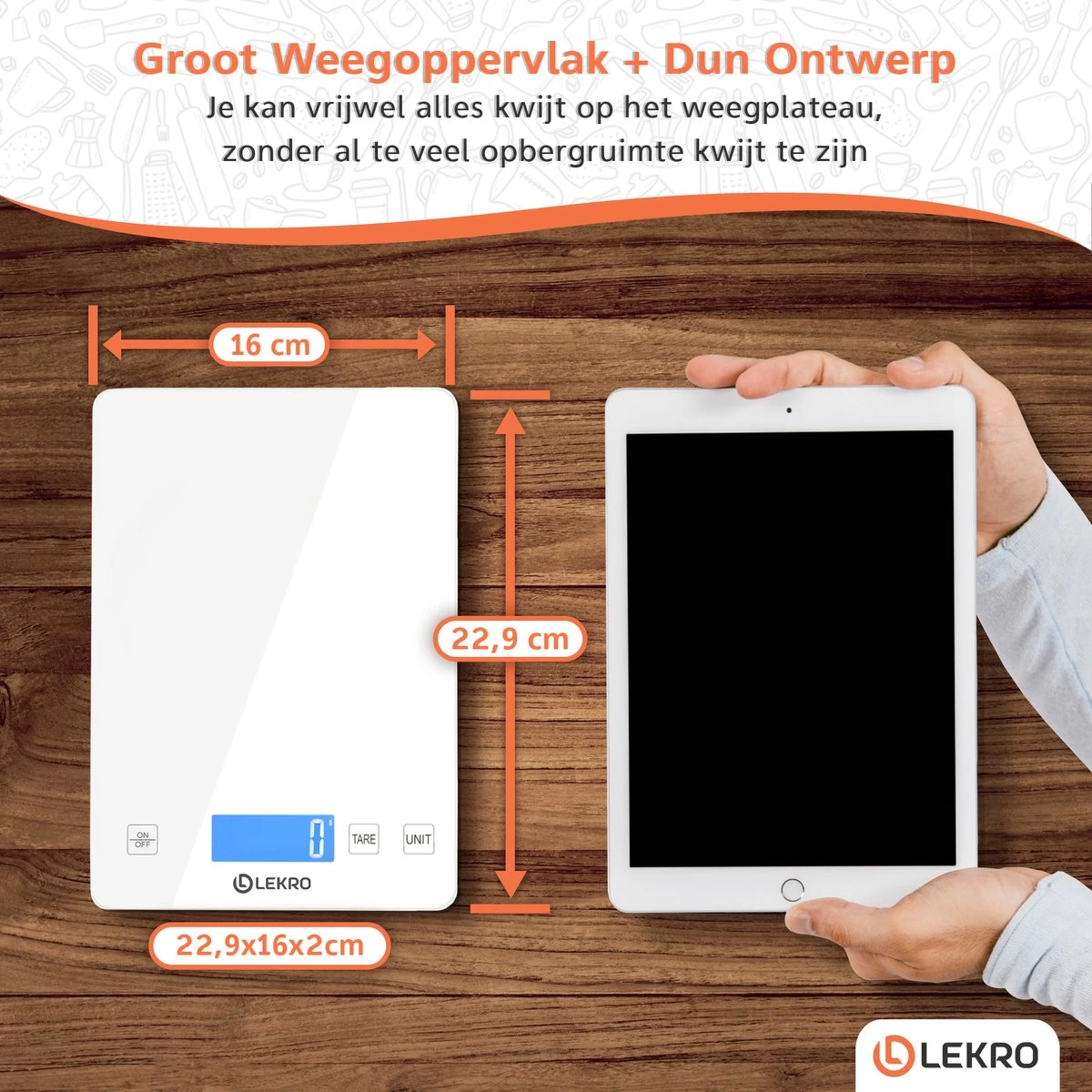 Lekro Digitale Precisie Keukenweegschaal – Weegschaal Keuken - 1gr tot 15kg – Tarra Functie - Wit Lekro Digitale Precisie Keukenweegschaal – Weegschaal Keuken - 1gr Tot 15kg – Tarra Functie - Wit -Bol Waterkoker Winkel 1200x1200 450