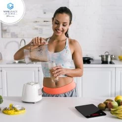 ViveGrace HOME® Digitale Precisie Keukenweegschaal - Met Tarra Functie - Gehard Glas - Incl Batterijen - Zwart -Bol Waterkoker Winkel 1200x1200 507