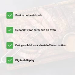 Lynnz® Digitale Thermometer Met Draad - Kernthermometer - Bbq Accesoires - Suikerthermometer - Vleesthermometer - Oventhermometer - Digitaal -Bol Waterkoker Winkel 1200x1200 527