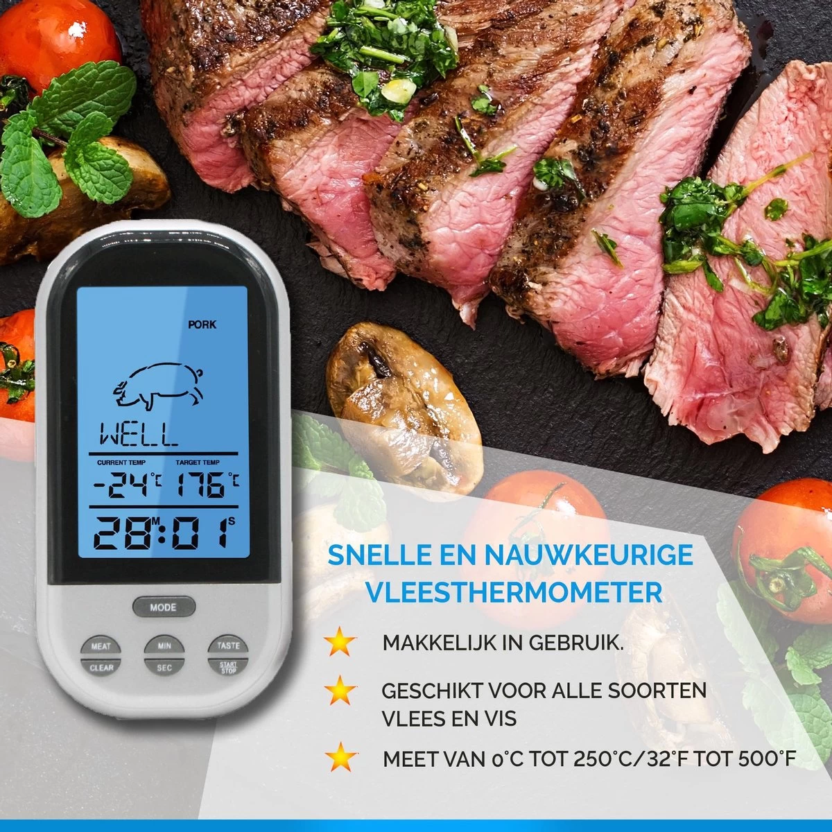 Mancor Digitale Vleesthermometer - Keukenthermometer Mancor Digitale Vleesthermometer - Keukenthermometer -Bol Waterkoker Winkel 1200x1200 549