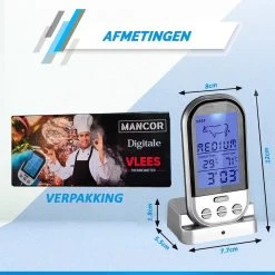 Mancor Digitale Vleesthermometer - Keukenthermometer 8 Mancor Digitale Vleesthermometer - Keukenthermometer -Bol Waterkoker Winkel 1200x1200 554