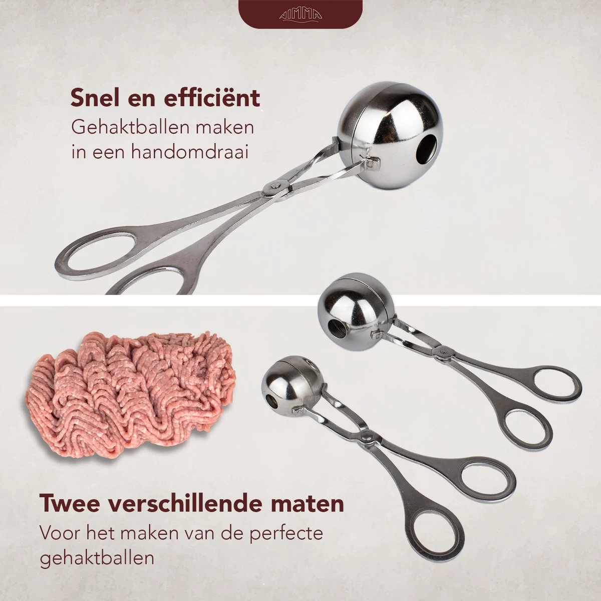 Nimma® Gehaktballen Maker - Set van 2 - Groot en Klein - Gehaktballen Maker Tang / Lepel - RVS Nimma® Gehaktballen Maker - Set Van 2 - Groot En Klein - Gehaktballen Maker Tang / Lepel - RVS -Bol Waterkoker Winkel 1200x1200 576