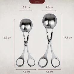 Nimma® Gehaktballen Maker - Set Van 2 - Groot En Klein - Gehaktballen Maker Tang / Lepel - RVS 5 Nimma® Gehaktballen Maker - Set Van 2 - Groot En Klein - Gehaktballen Maker Tang / Lepel - RVS -Bol Waterkoker Winkel 1200x1200 578