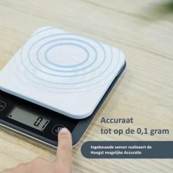 Keukenweegschaal Digitaal - Precisie Keuken Weegschaal - Tot 5 KG 5 Keukenweegschaal Digitaal - Precisie Keuken Weegschaal - Tot 5 KG -Bol Waterkoker Winkel 1200x1200 580