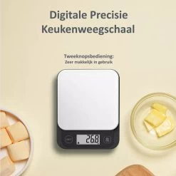 Keukenweegschaal Digitaal - Precisie Keuken Weegschaal - Tot 5 KG 12 Keukenweegschaal Digitaal - Precisie Keuken Weegschaal - Tot 5 KG -Bol Waterkoker Winkel 1200x1200 584