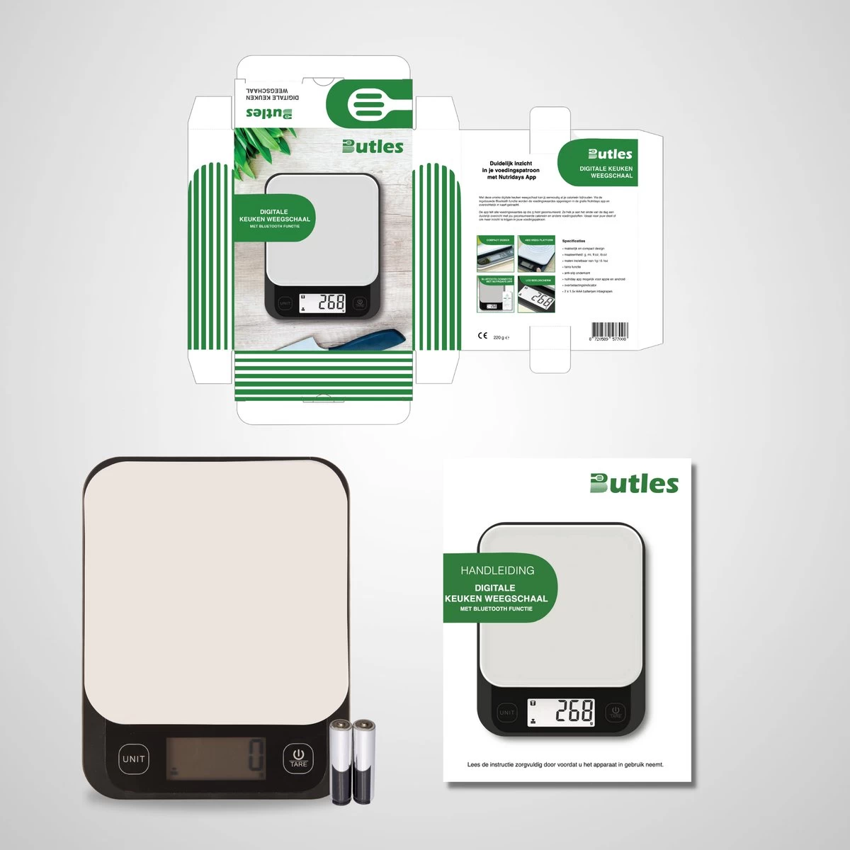 Keukenweegschaal Digitaal - Precisie Keuken Weegschaal - Tot 5 KG Keukenweegschaal Digitaal - Precisie Keuken Weegschaal - Tot 5 KG -Bol Waterkoker Winkel 1200x1200 585