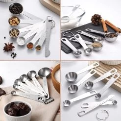 BOTC Maatbeker Set - 11-Delige - Meetlepels - Measuring Spoons - Maatschepjes - RVS -Bol Waterkoker Winkel 1200x1200 591