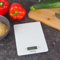 Vannons - Keukenweegschaal - Keukenweegschaal Digitaal - Precisie Weegschaal Tot 5 Kilo - Glas - Wit 8 Vannons - Keukenweegschaal - Keukenweegschaal Digitaal - Precisie Weegschaal Tot 5 Kilo - Glas - Wit -Bol Waterkoker Winkel 1200x1200 601