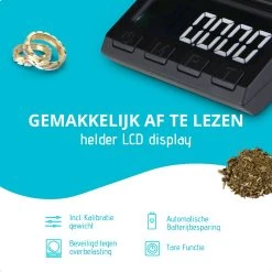 SOEM® Digitale Precisie Weegschaal - 0,001 Tot 100 Gram Tarra Functie - Pocket Scale - Juweliersweegschaal -Bol Waterkoker Winkel 1200x1200 624