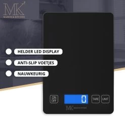 Maison & Kitchen Precisieweegschaal - Digitale Keukenweegschaal 3 Maison & Kitchen Precisieweegschaal - Digitale Keukenweegschaal -Bol Waterkoker Winkel 1200x1200 710