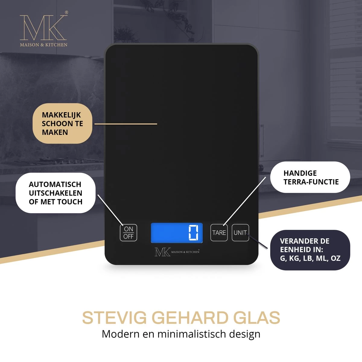 Maison & Kitchen Precisieweegschaal - Digitale Keukenweegschaal Maison & Kitchen Precisieweegschaal - Digitale Keukenweegschaal -Bol Waterkoker Winkel 1200x1200 713