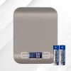 Ease Store Digitale Keuken Weegschaal Precisie – 1gr Tot 6kg – Elektrisch – Inclusief Batterijen – Tarra Functie - RVS