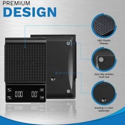 WeighJo Koffie Weegschaal - Digitale Keukenweegschaal - Precisieweegschaal - Barista -Bol Waterkoker Winkel 1200x1200 735