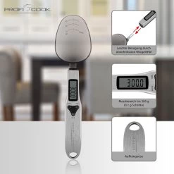 Profi Cook PC-LW 1214 Lepelweegschaal Digitaal Weegbereik (max.): 300 G RVS 10 Profi Cook PC-LW 1214 Lepelweegschaal Digitaal Weegbereik (max.): 300 G RVS -Bol Waterkoker Winkel 1200x1200 779