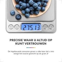 Keukenweegschaal Digitaal Met Kom - Precisie Weegschaal RVS - 500g X 0.01g 4 Keukenweegschaal Digitaal Met Kom - Precisie Weegschaal RVS - 500g X 0.01g -Bol Waterkoker Winkel 1200x1200 788
