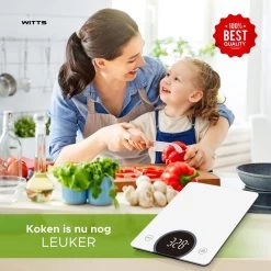 Witts Digitale Precisie Keuken Weegschaal – 1gr Tot 10 Kg – Tarra Functie – Elektrisch – Wit -Bol Waterkoker Winkel 1200x1200 809