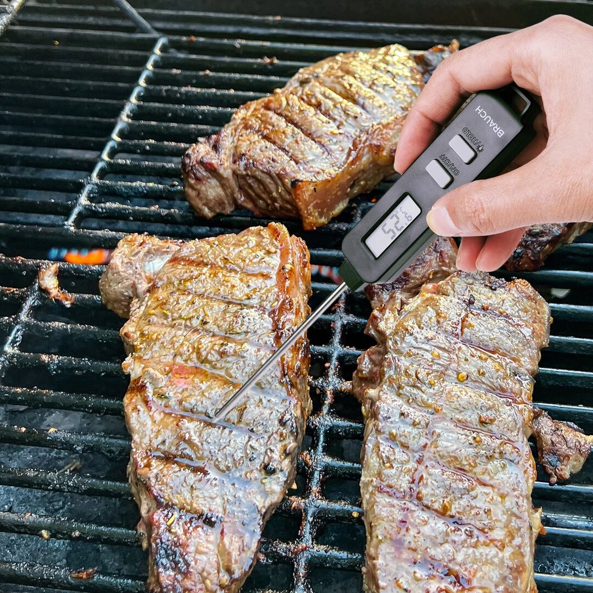 Brauch TP500 - Thermometer - Keukenthermometer - RVS - Voedsel Melk, Vlees, BBQ, Water, Zwart Brauch TP500 - Thermometer - Keukenthermometer - RVS - Voedsel Melk, Vlees, BBQ, Water, Zwart -Bol Waterkoker Winkel 1200x1200 885