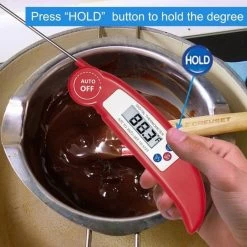 Gohh Digitale Vleesthermometer - Kookthermometer - Suikerthermometer - Inklapbare Sonde - BBQ Thermometer - LCD Scherm - Meter Tot 300 °C - Zwart -Bol Waterkoker Winkel 1200x1200 909