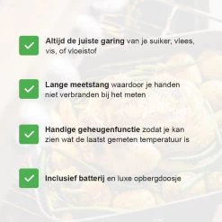 Lynnz® Digitale Suikerthermometer - Ook Voor Vlees In Bbq Of Oven - Kernthermometer - Vleesthermometer - Oven - Thermometer Koken - Bbq Accesoires - Draadloos -Bol Waterkoker Winkel 1200x1200 916