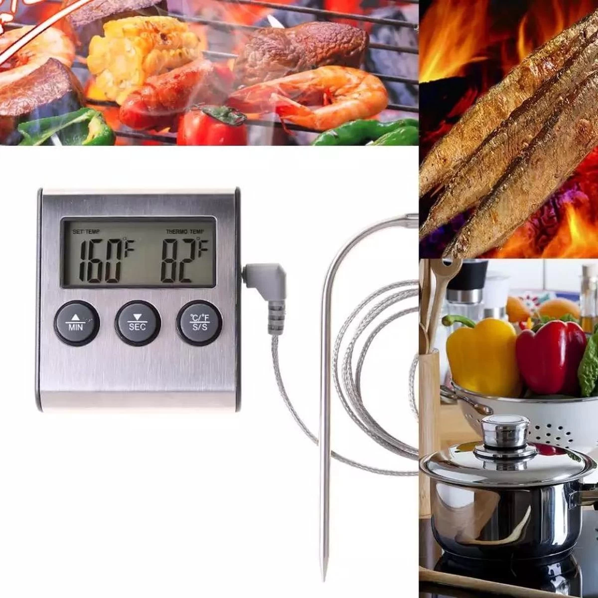 2-in-1 Magnetische Digitale Kern Thermometer Met Keuken Timer Alarm -0-250 Graden Celcius - Magnetische Vloeistof/Vlees Temperatuurmeter Met Meetsonde Draad & Kook Timer 2-in-1 Magnetische Digitale Kern Thermometer Met Keuken Timer Alarm -0-250 Graden Celcius - Magnetische Vloeistof/Vlees Temperatuurmeter Met Meetsonde Draad & Kook Timer -Bol Waterkoker Winkel 1200x1200 954