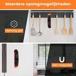 Digitale Vleesthermometer Waterdicht - BBQ Thermometer - Kernthermometer - Suikerthermometer – Kookthermometer Voor Vloeistof -Bol Waterkoker Winkel 1200x1200 991