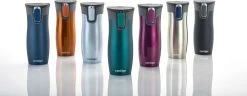 Contigo Westloop Drinkfles - Matte Black - 470ml - Zwart -Bol Waterkoker Winkel 1200x466