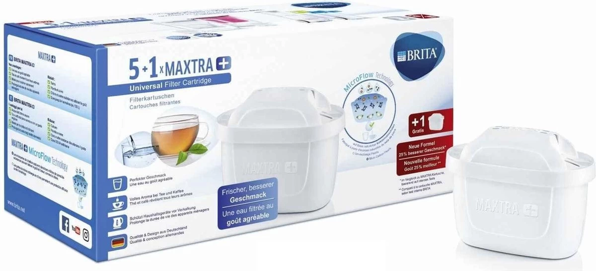 BRITA Maxtra Filterpatronen - 5+1-Pack BRITA Maxtra Filterpatronen - 5+1-Pack -Bol Waterkoker Winkel