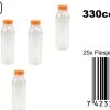25x Flesje PET Helder 330cc Met Oranje Dop - Drinken Jus Sinas Cola Sappen Dranken -Bol Waterkoker Winkel 1200x580