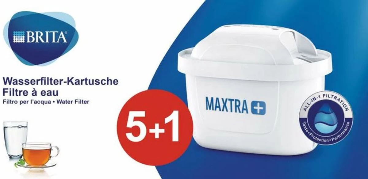 BRITA Maxtra Filterpatronen - 5+1-Pack BRITA Maxtra Filterpatronen - 5+1-Pack -Bol Waterkoker Winkel