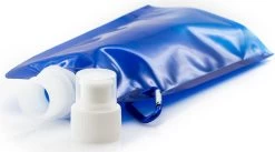 Waterfles Met Haakje - Waterzak - Opvouwbaar - 450ml - Blauw -Bol Waterkoker Winkel 1200x667