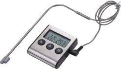 Benson Digitale Keukenthermometer - Vleesthermometer - Incl. Timer, Warmte Alarm En Batterij