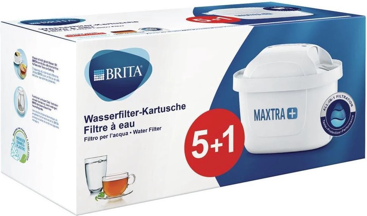 BRITA Maxtra Filterpatronen - 5+1-Pack BRITA Maxtra Filterpatronen - 5+1-Pack -Bol Waterkoker Winkel