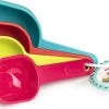 Maatschepjes/maatlepeltjes Set Van 4x Stuks Kunststof - Handige Keuken Spullen - Inhoudsmaten 60/80/120/240 Ml/gram