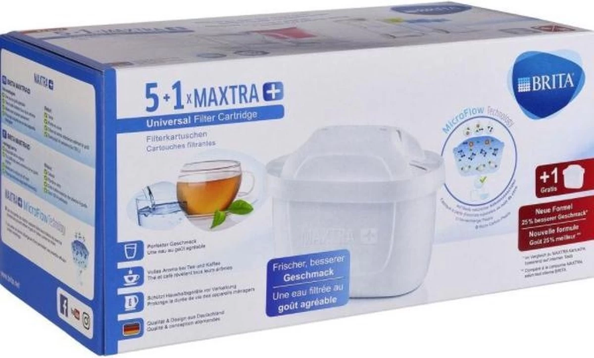 BRITA Maxtra Filterpatronen - 5+1-Pack BRITA Maxtra Filterpatronen - 5+1-Pack -Bol Waterkoker Winkel