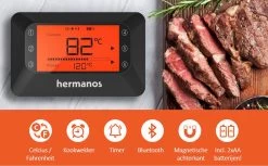 Hermanos® Digitale BBQ Thermometer Draadloos - Keukenthermometer - Bluetooth Met App - 4 Sondes - Magneet - Incl. Batterijen 8 Hermanos® Digitale BBQ Thermometer Draadloos - Keukenthermometer - Bluetooth Met App - 4 Sondes - Magneet - Incl. Batterijen -Bol Waterkoker Winkel 1200x742 2