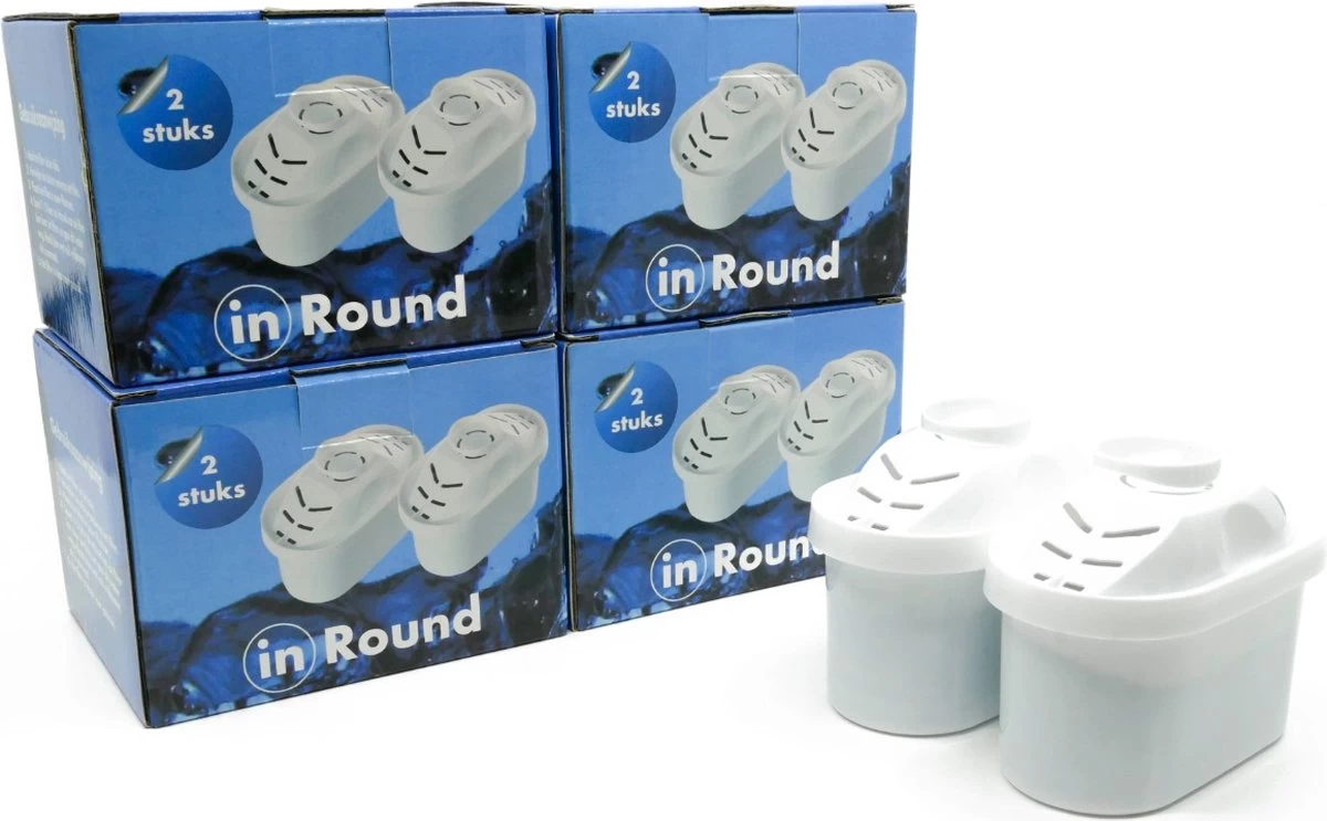 In Round Filterpatronen Geschikt voor Brita Maxtra - 8 Waterfilters In Round Filterpatronen Geschikt Voor Brita Maxtra - 8 Waterfilters -Bol Waterkoker Winkel