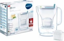 BRITA - Waterfilterkan Style Cool - Blauw - 2,4L + 3 MAXTRA+ Waterfilterpatronen -Bol Waterkoker Winkel 1200x769