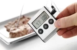 *** Digitale Keukenthermometer - Vleesthermometer- Braad Thermometer/timer - Met Timer Functie -20 °C Tot 250 °C- Incl. Timer, Warmte Alarm - Van Heble® *** -Bol Waterkoker Winkel 1200x776 2