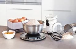 Brabantia Profile Keukenweegschaal - Rond - Met Kookwekker - RVS -Bol Waterkoker Winkel 1200x789