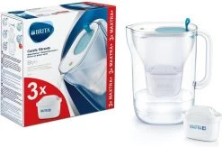 BRITA - Waterfilterkan Style Cool - Blauw - 2,4L + 3 MAXTRA+ Waterfilterpatronen -Bol Waterkoker Winkel 1200x790
