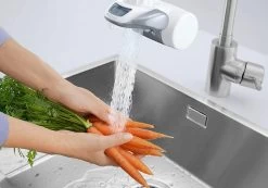 BRITA On Tap Faucet Filtration System - Uitstekend Smakend Gefilterd Water - Inclusief 1 BRITA ON TAP Kraanfilter - 600 Liter Water Gefilterd Per Patroon - Witte Kleur -Bol Waterkoker Winkel 1200x839 1