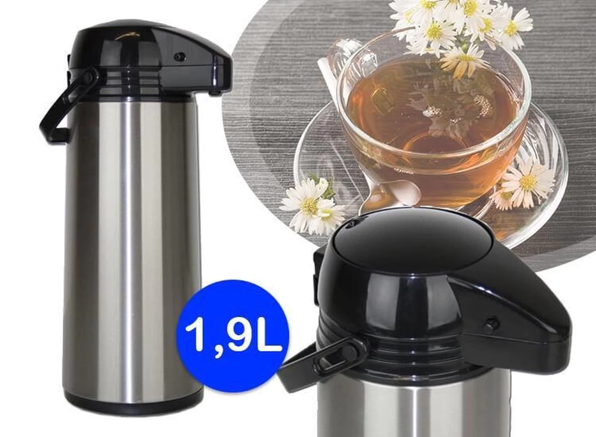 Haushalt 26126 - Airpot - RVS - 1.9 liter Basic Haushalt 26126 - Airpot - RVS - 1.9 Liter -Bol Waterkoker Winkel 1200x880 2