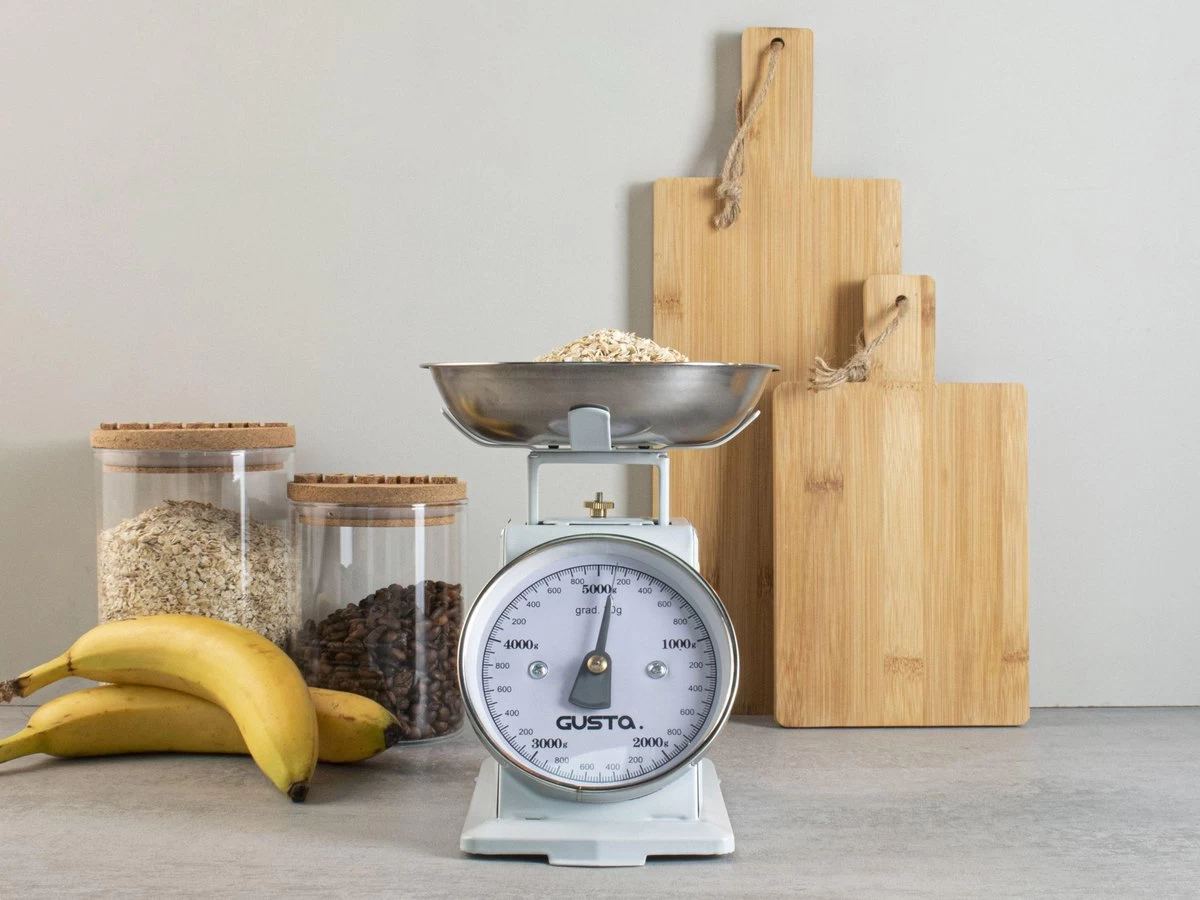 Gusta - Keukenweegschaal - Licht Blauw - Retro/Vintage - RVS - 19x14,5x16,5cm Gusta - Keukenweegschaal - Licht Blauw - Retro/Vintage - RVS - 19x14,5x16,5cm -Bol Waterkoker Winkel 1200x900 12