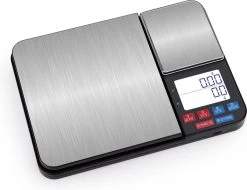 Juleika Keukenweegschaal Digitaal 2022 Ultra Nauwkeurig Precisie Weegschaal 2 Platforms - 0,01 G Tot 5 Kg - Inclusief Batterijen - Juwelen Koffiebonen -Bol Waterkoker Winkel 1200x923