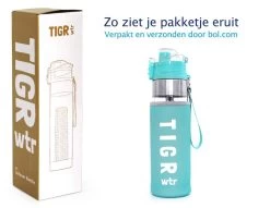 TIGR The Infuser - Drinkfles Met Fruitfilter - 100% BPA Vrij - 700ML – Blauw -Bol Waterkoker Winkel 1200x928 6