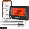 Hermanos® Digitale BBQ Thermometer Draadloos - Keukenthermometer - Bluetooth Met App - 4 Sondes - Magneet - Incl. Batterijen -Bol Waterkoker Winkel 1200x937 2