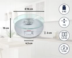 Soehnle Keukenweegschaal Digitaal Roma Zilver -Bol Waterkoker Winkel 1200x969