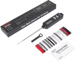 Brauch TP500 - Thermometer - Keukenthermometer - RVS - Voedsel Melk, Vlees, BBQ, Water, Zwart 5 Brauch TP500 - Thermometer - Keukenthermometer - RVS - Voedsel Melk, Vlees, BBQ, Water, Zwart -Bol Waterkoker Winkel 1200x979 2