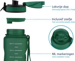 TIGR The Athlete - Drinkfles - Waterfles Met Fruit Filter - 1000ml - Groen - Met Mengbal Voor Shakes 4 TIGR The Athlete - Drinkfles - Waterfles Met Fruit Filter - 1000ml - Groen - Met Mengbal Voor Shakes -Bol Waterkoker Winkel 1200x983 1